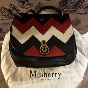 Mulberry Leather Crossbody Bag
